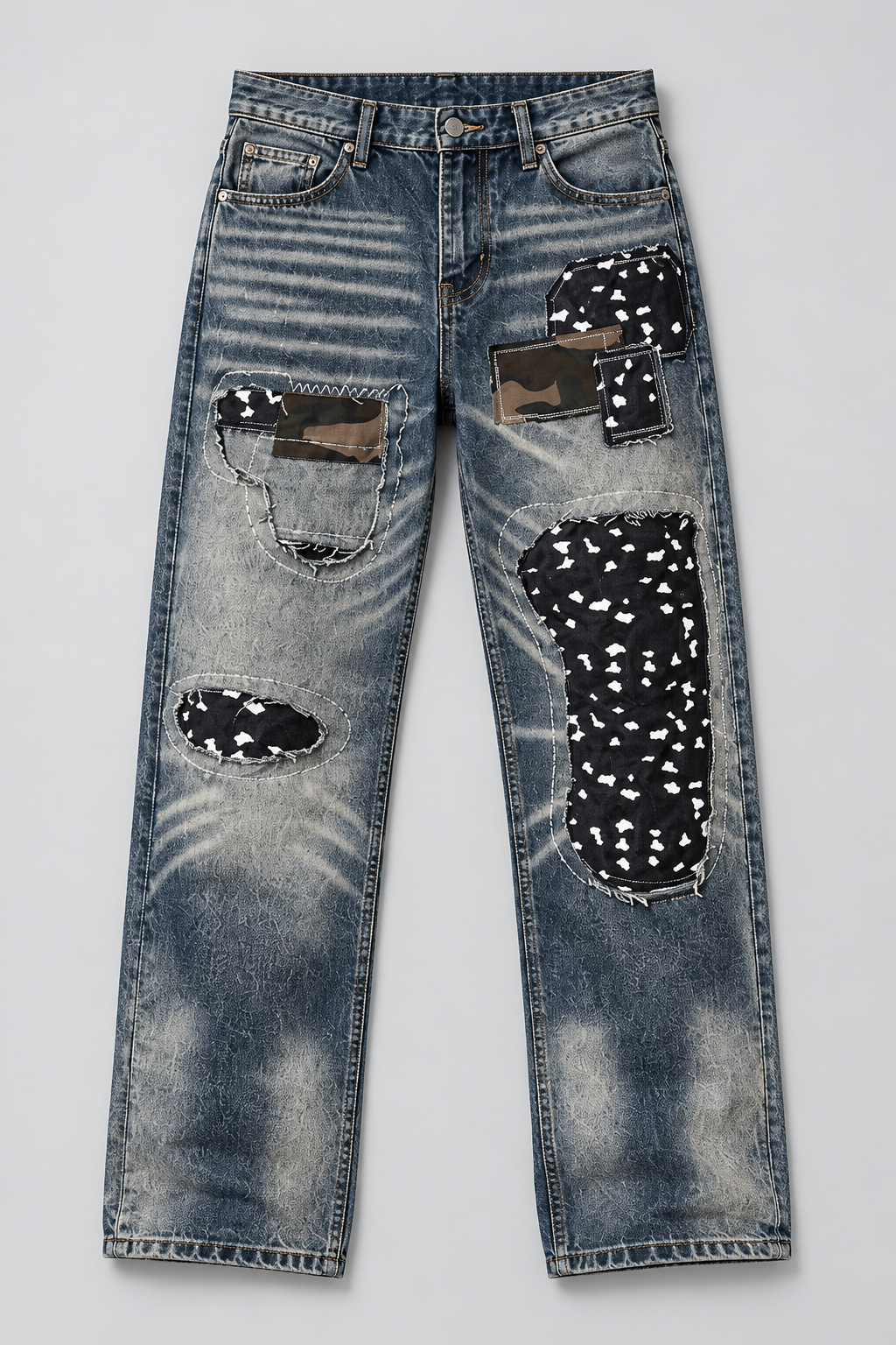 D01 - AI-generated complete garment product-only studio view