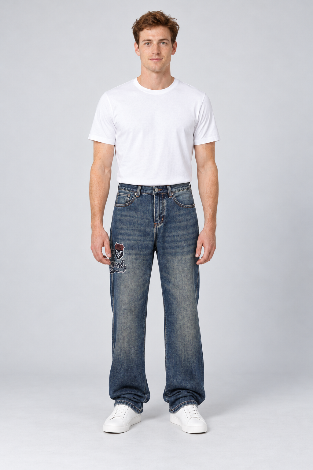 HKT2852 - AI-generated studio full-body view with fixed model M05