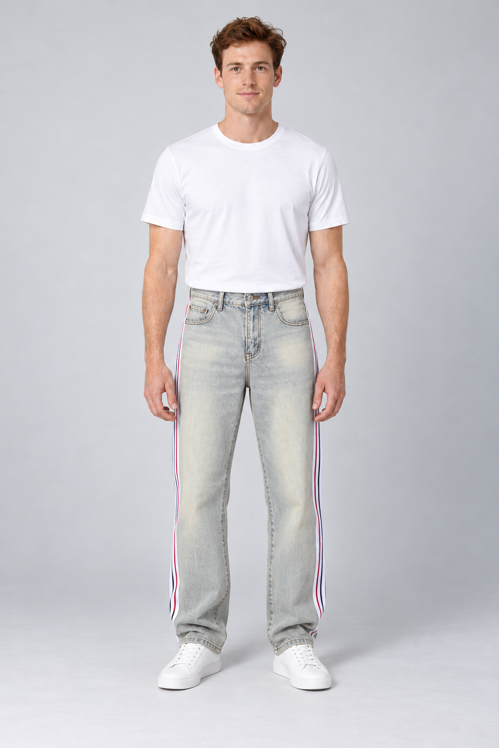 KT028 - AI-generated studio full-body view with fixed model M05