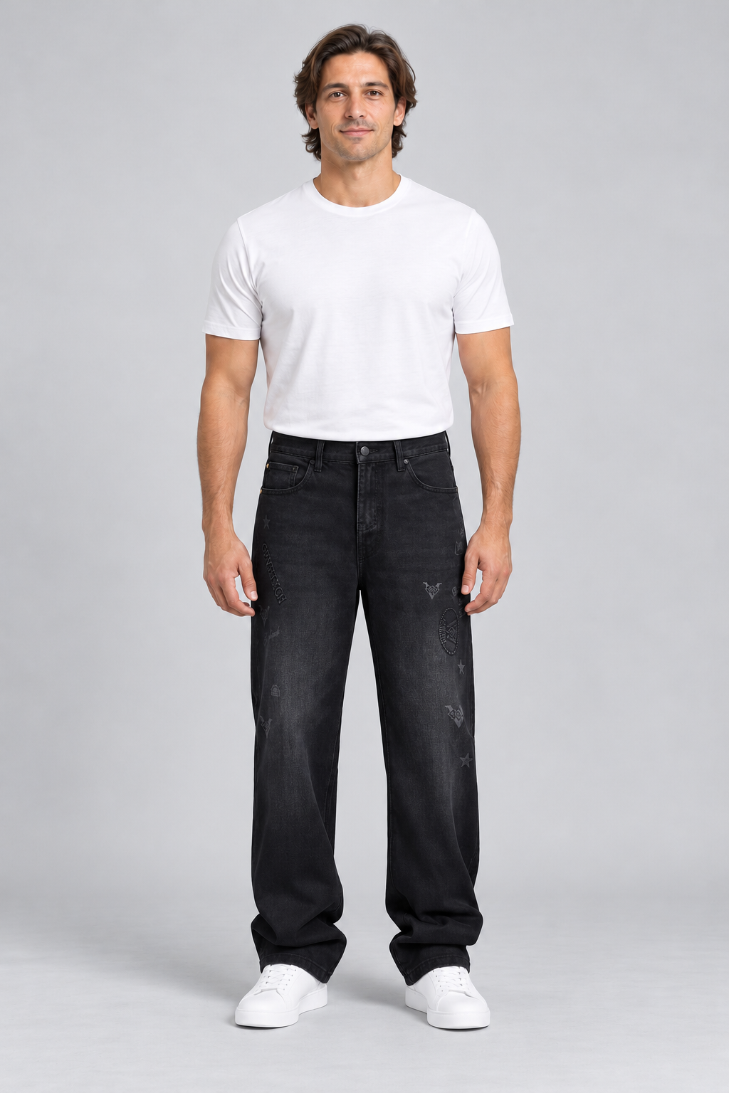KT2825 - AI-generated studio full-body view with fixed model M08