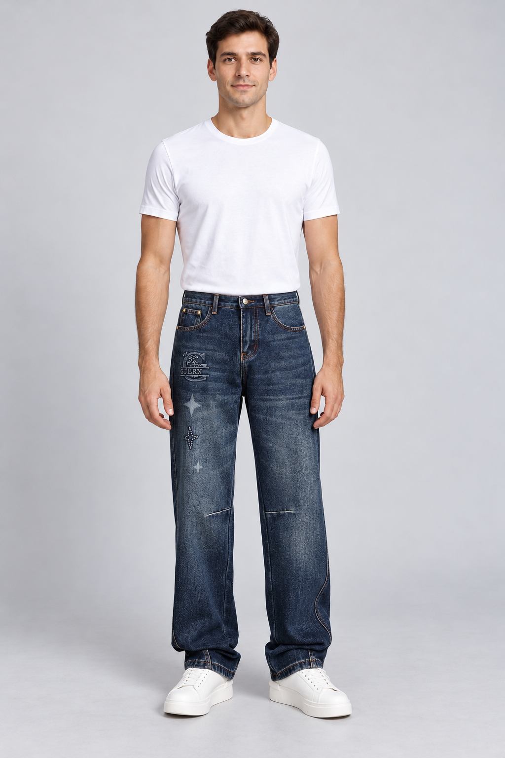 KT2833 - AI-generated studio full-body view with fixed model M01