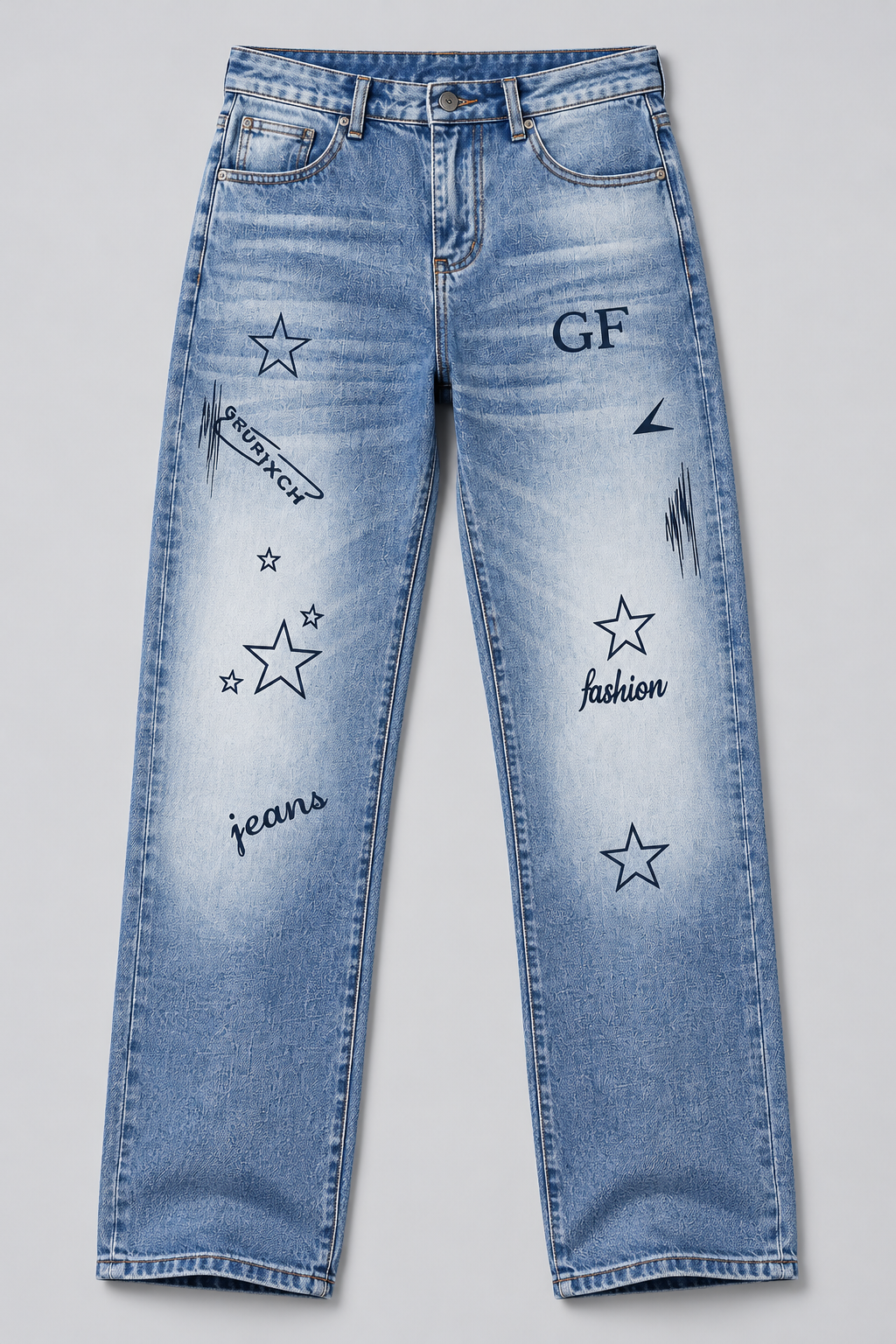 WKY2567印花 - AI-generated complete garment product-only studio view
