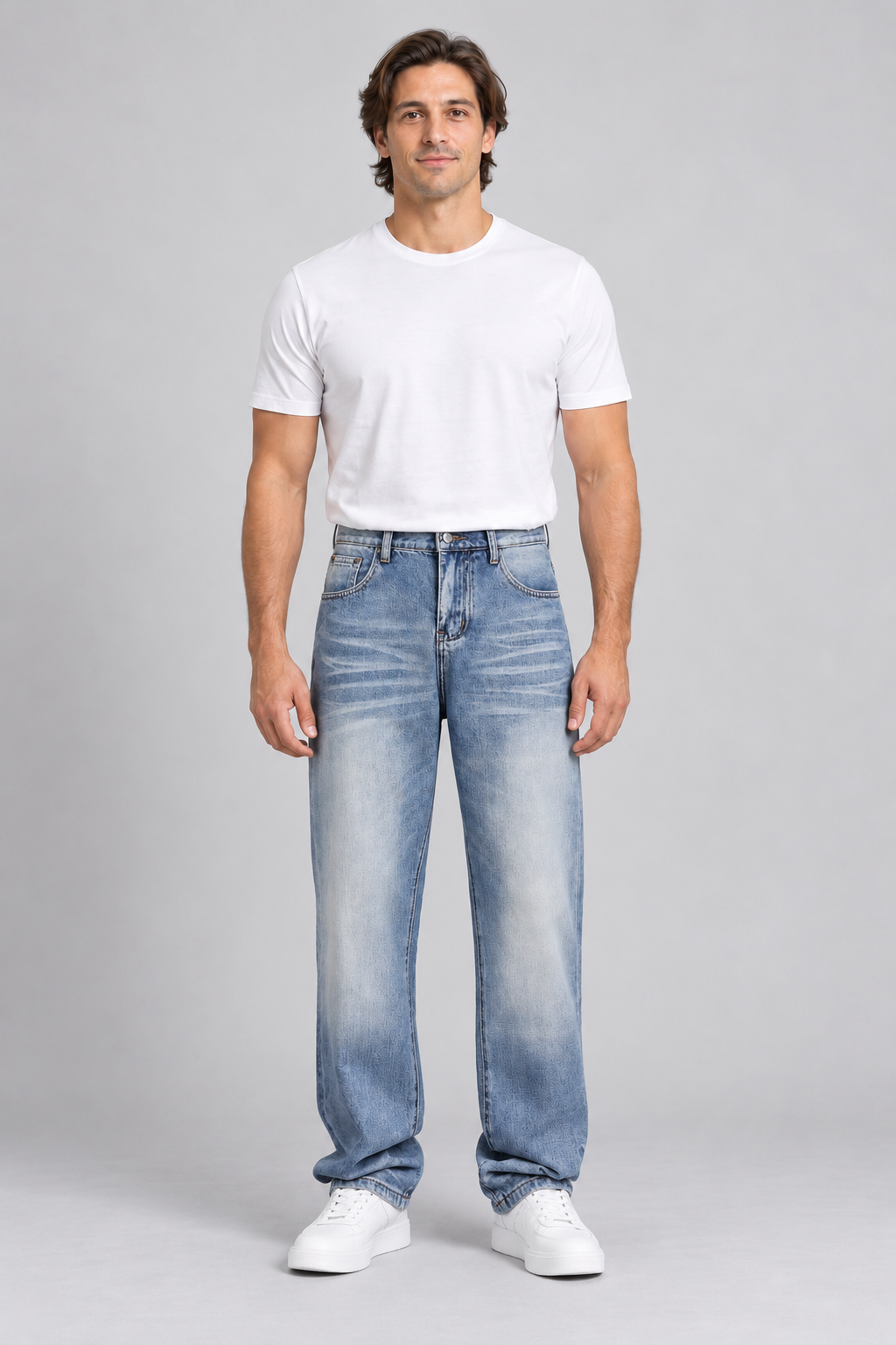 WKY2625 - AI-generated studio full-body view with fixed model M08