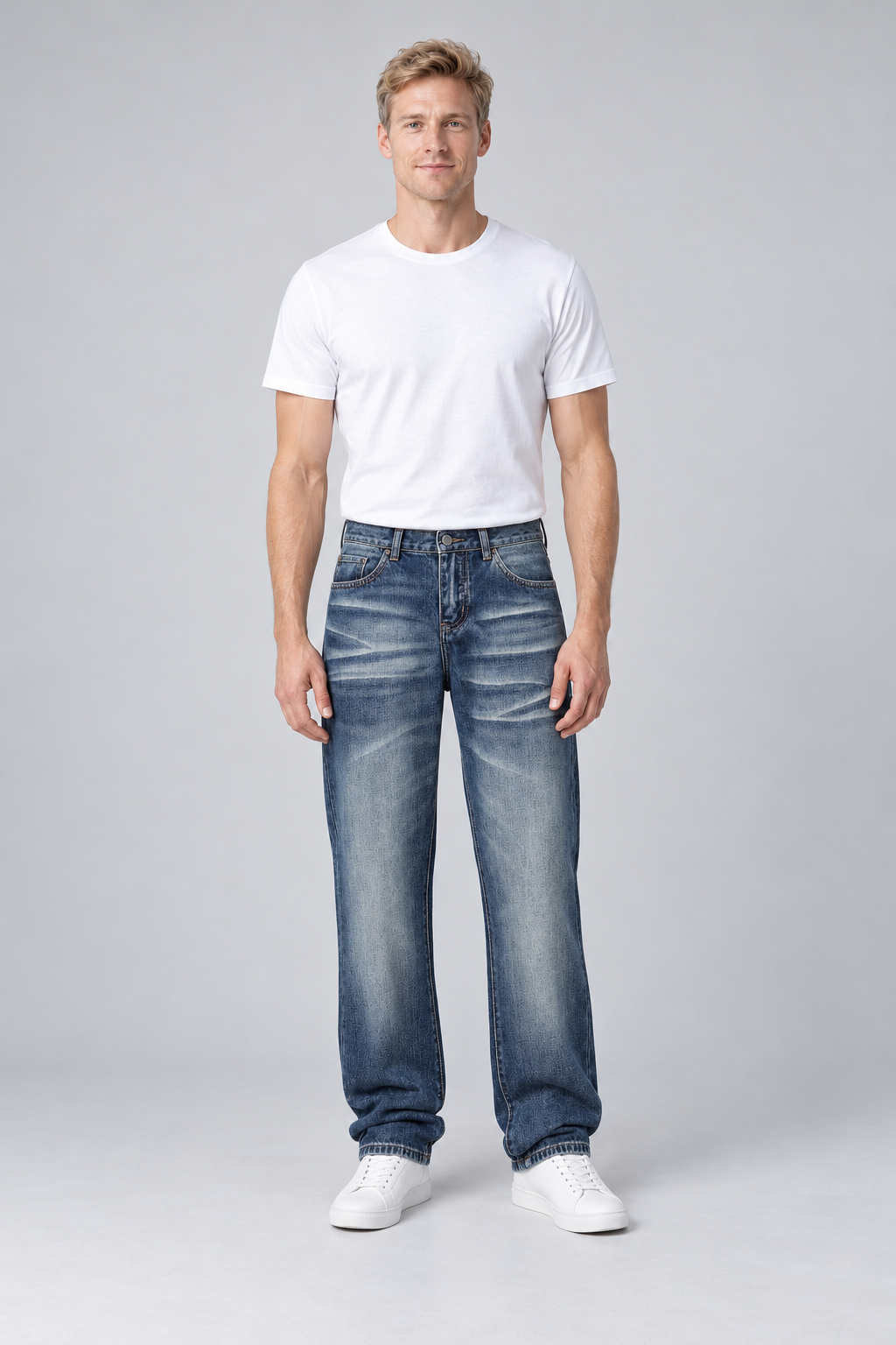WKY2660 - AI-generated studio full-body view with fixed model M02